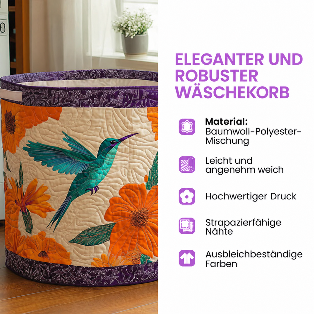 Panier à linge matelassé – Chat noir dans la nuit hantée