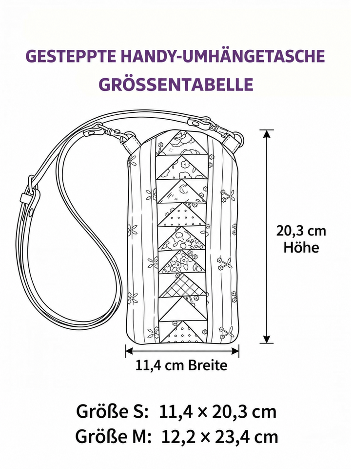 Sacoche pour téléphone portable étroite matelassée – Fantôme et récolte de citrouilles