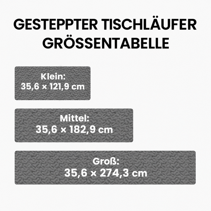Chemin de table matelassé – Chemin d'automne confortable