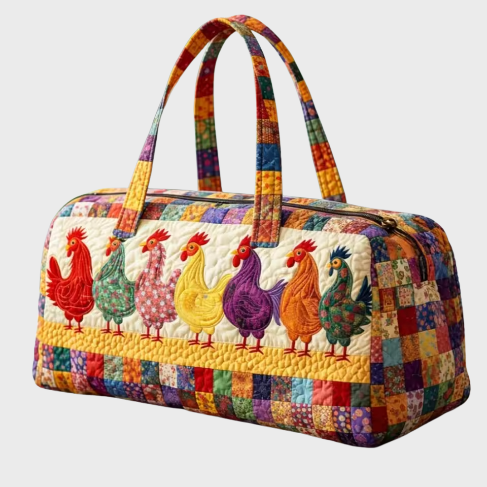 Sac de voyage doux fait main