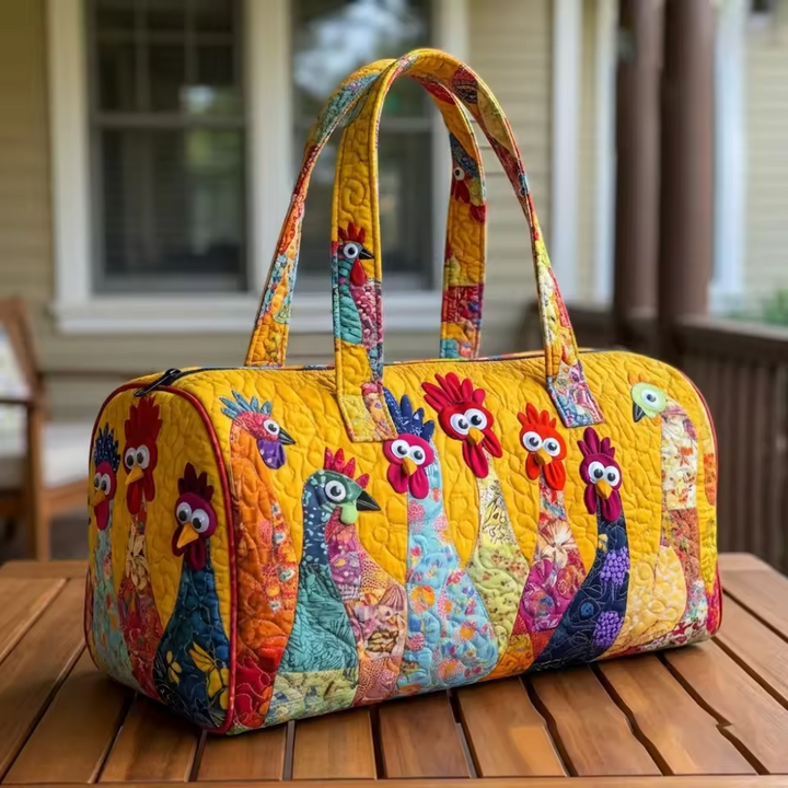 Sac de voyage doux fait main