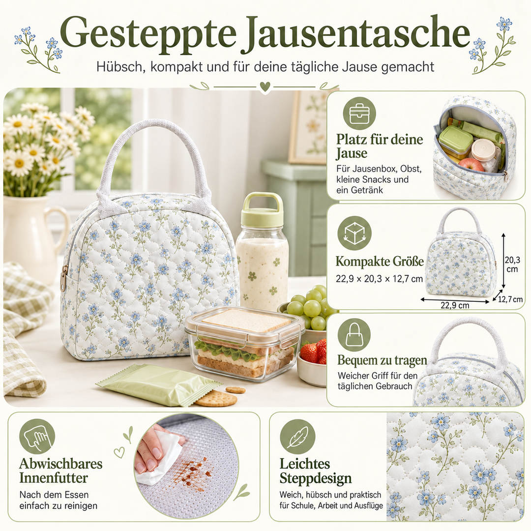 Sac à goûter matelassé – Maison hantée et pleine lune