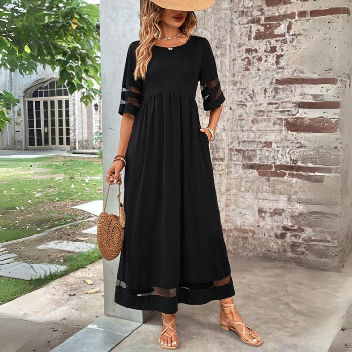 Aubrey™ – Robe midi flatteuse et lissante pour le ventre