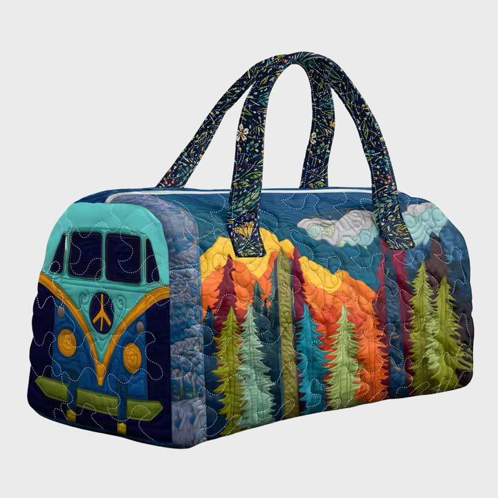 Sac de voyage en cuir souple fait main