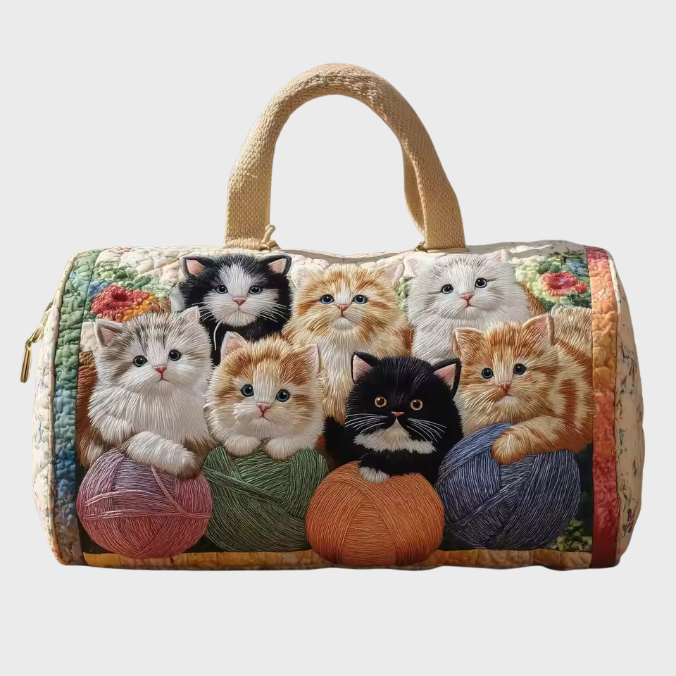 Sac de voyage doux fait main