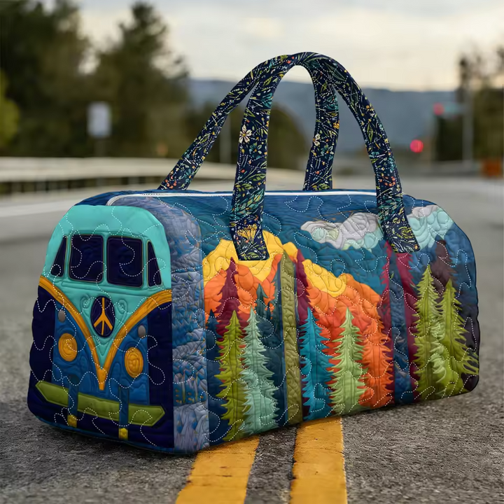 Sac de voyage en cuir souple fait main