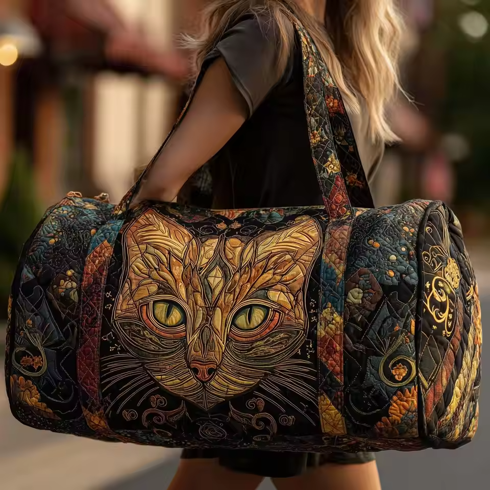 Sac de voyage doux fait main