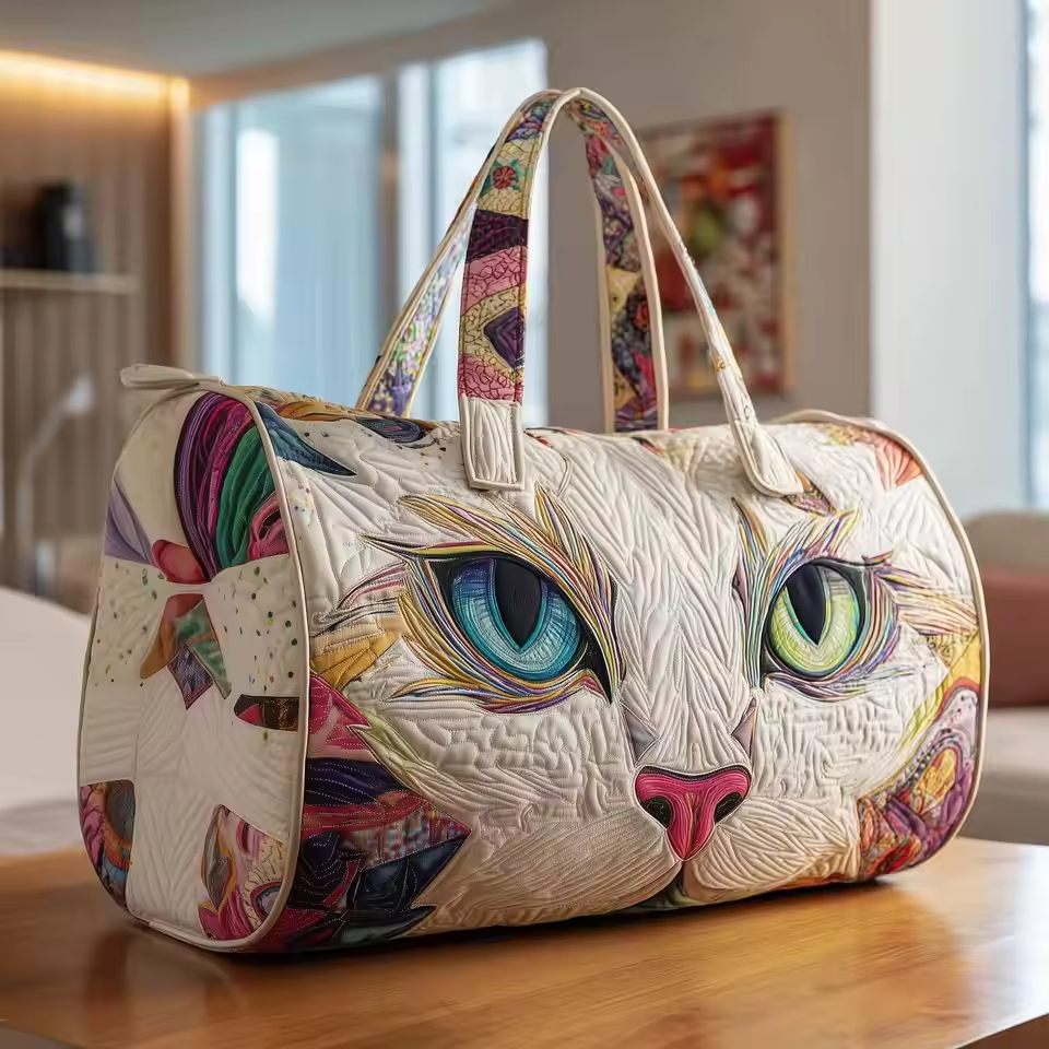 Sac de voyage doux fait à la main