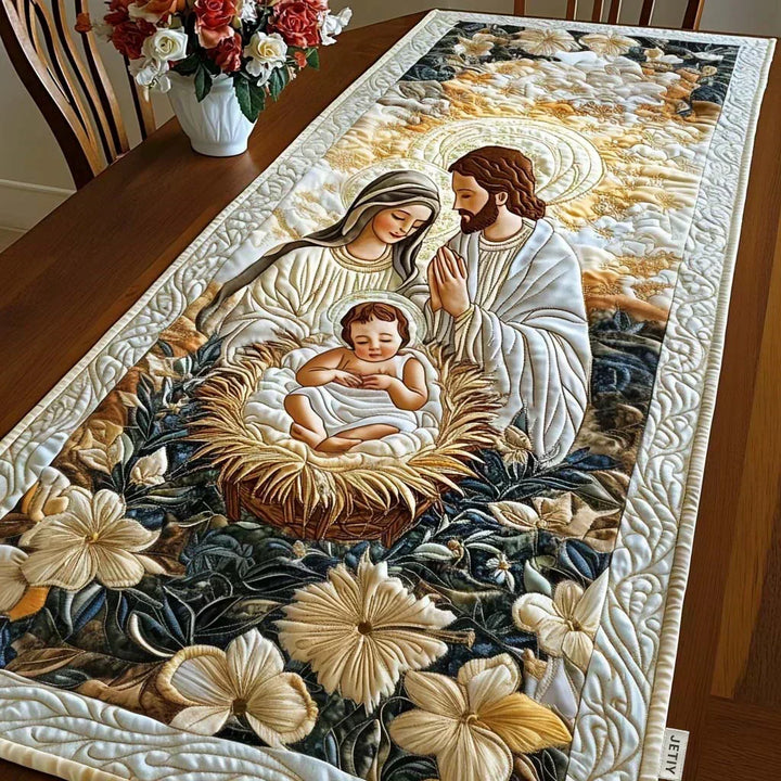 Chemin de table matelassé - Grâce divine