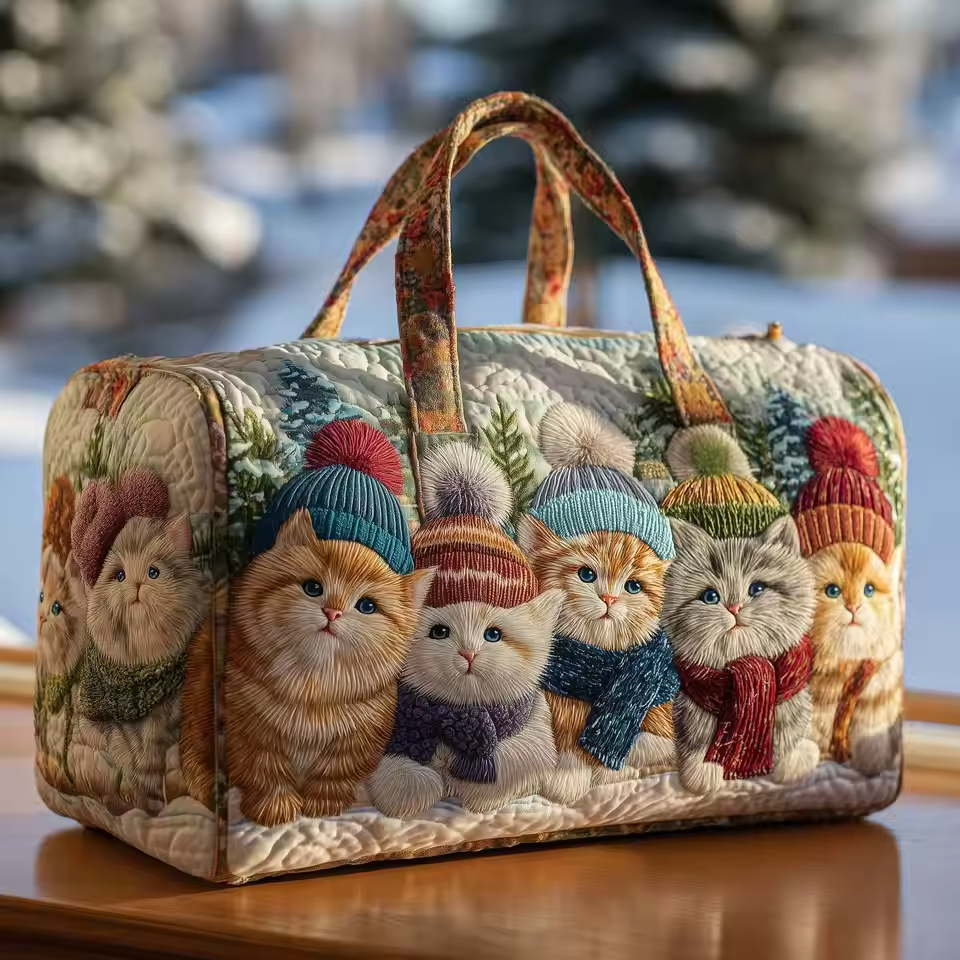 Sac de voyage doux fait à la main