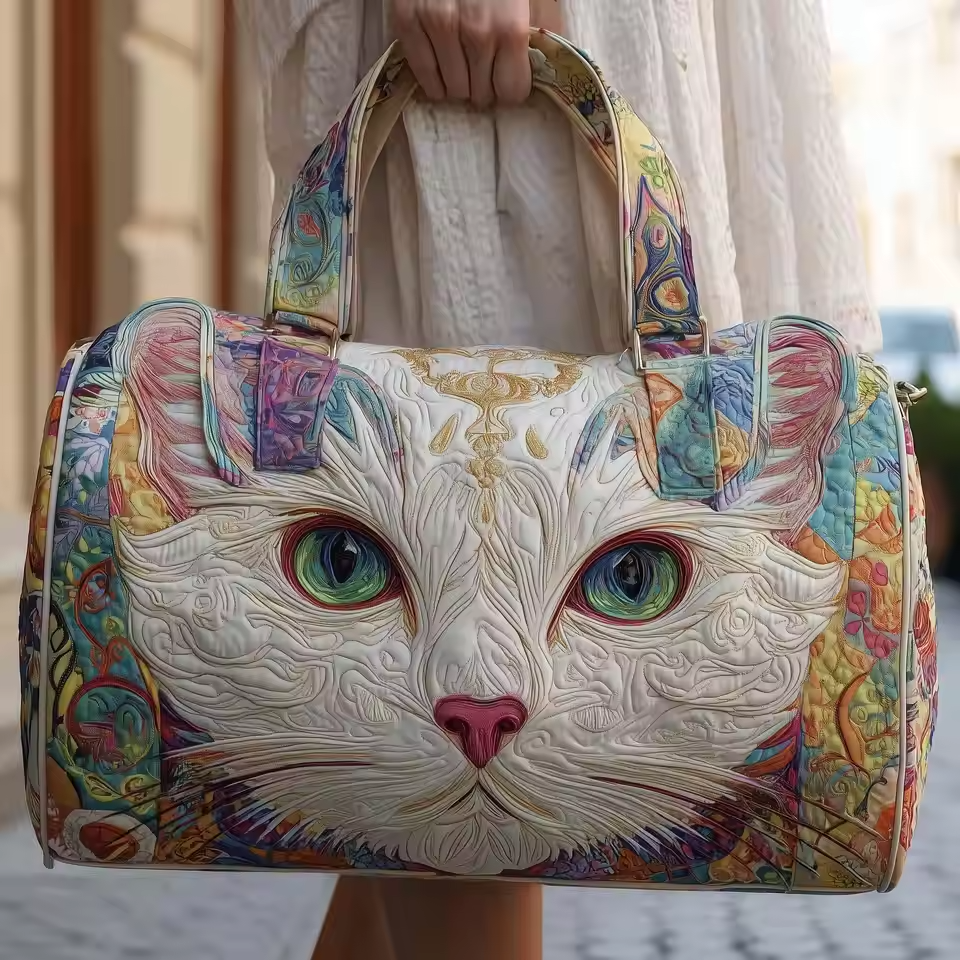 Sac de voyage doux fait à la main