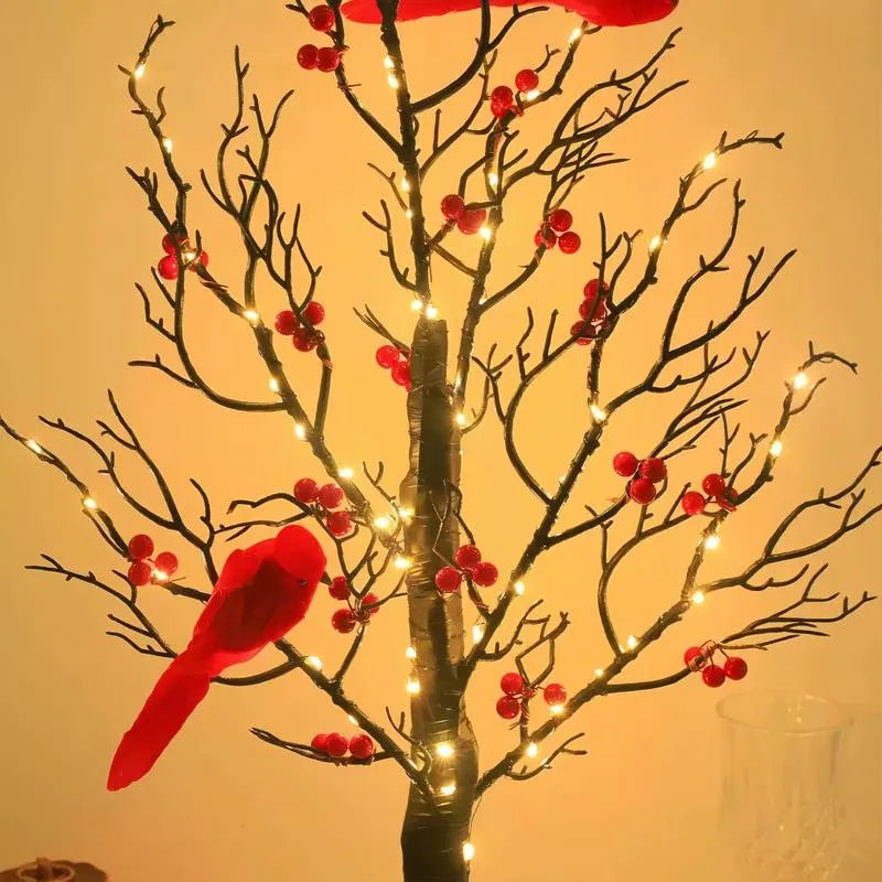 Heller Vintage-Arbre avec Cardinaux