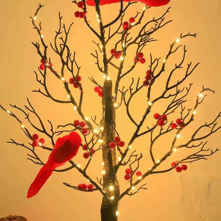 Heller Vintage-Arbre avec Cardinaux