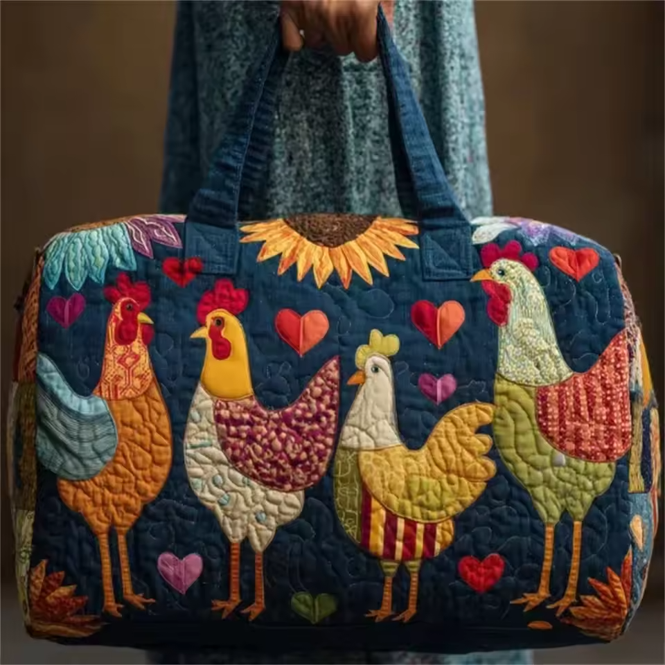 Sac de voyage doux fait à la main