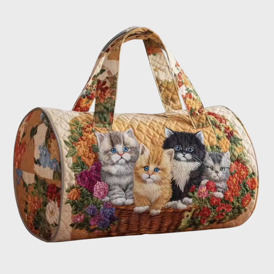 Sac de voyage doux fait main