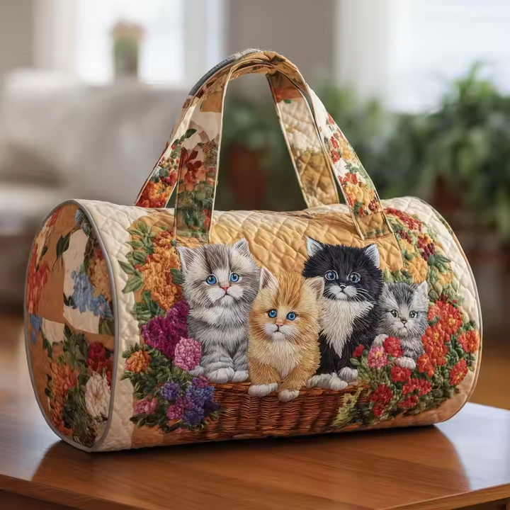 Sac de voyage doux fait main