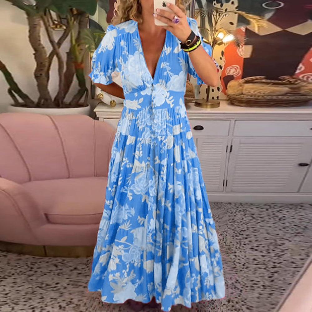 Floriana - Robe Florale Vibrante
