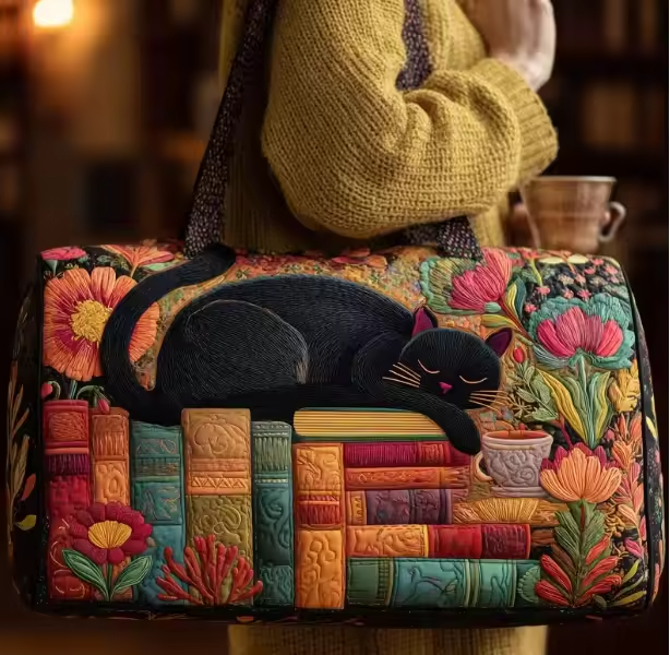 Sac de voyage doux fait à la main