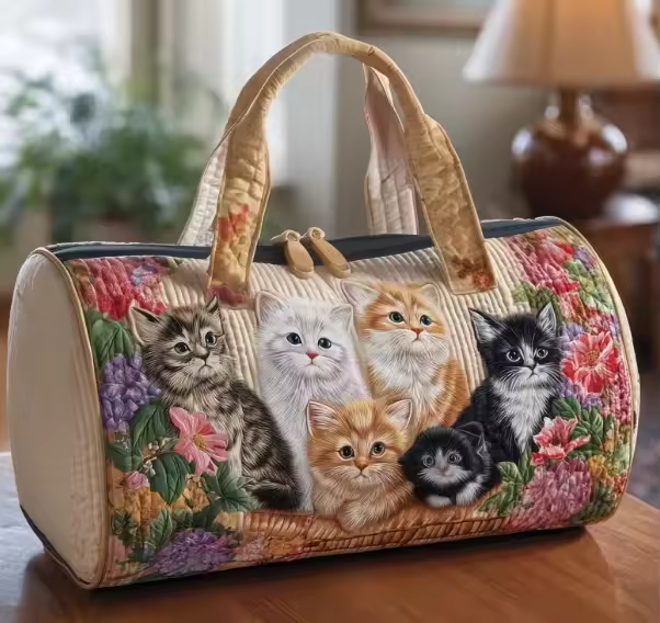 Sac de voyage doux fait à la main
