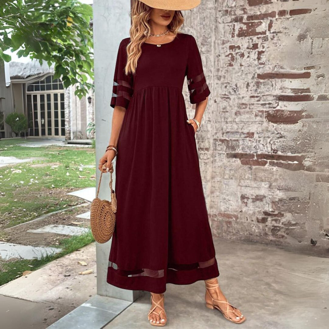 Aubrey™ – Robe midi flatteuse et lissante pour le ventre