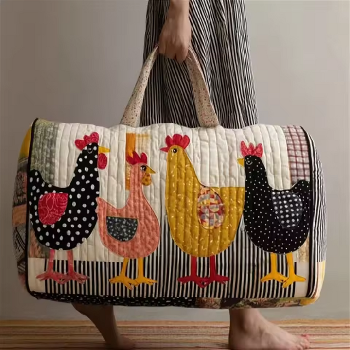 Sac de voyage en cuir doux fait main