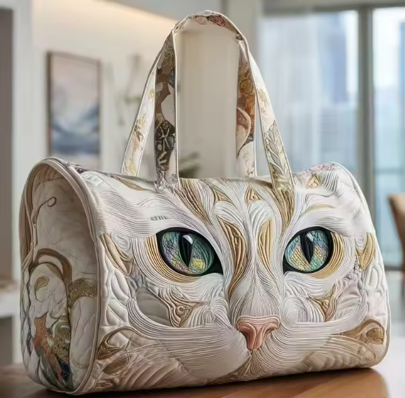 Sac de voyage doux fait main