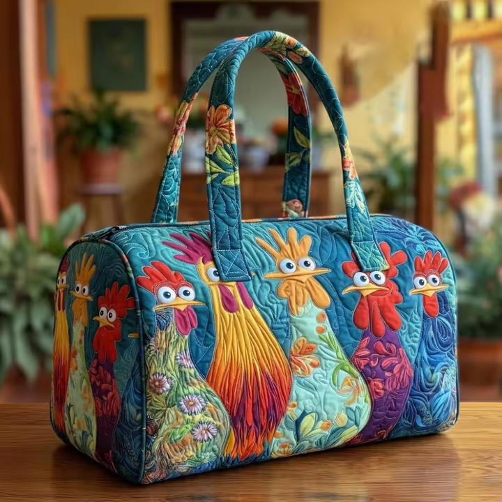 Sac de voyage doux fait main