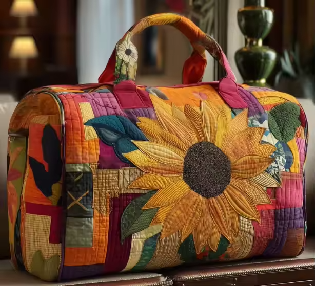 Sac de voyage doux fait main