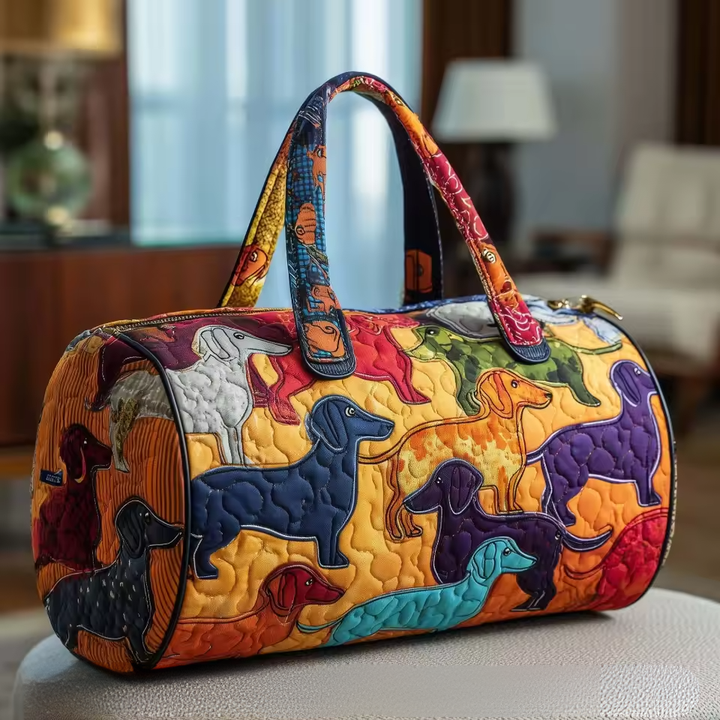 Sac de voyage doux fait main