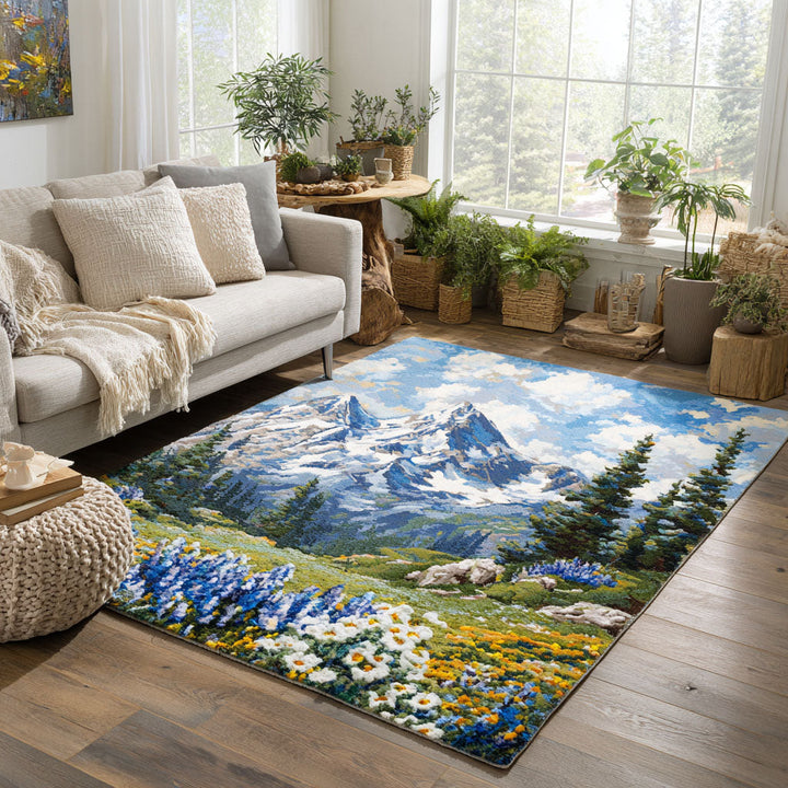 Tapis – Fleur Alpine NCU0TV508