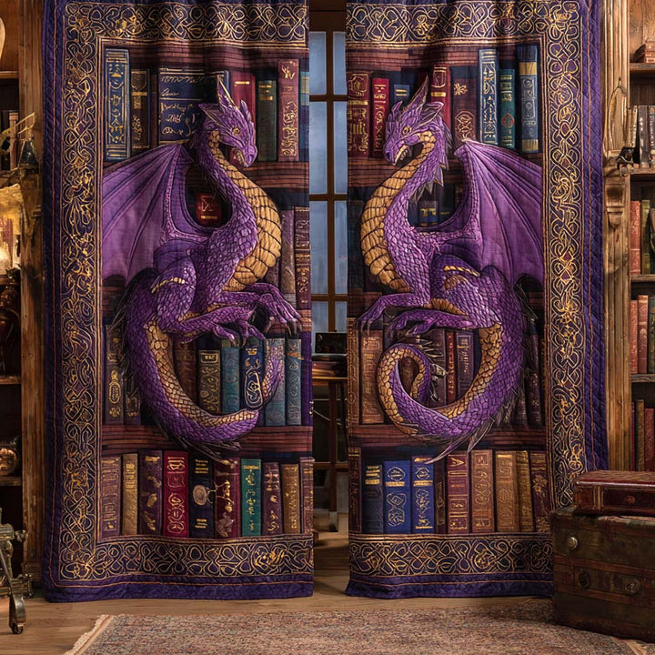 Rideaux matelassés – Dragon Améthyste Royal NCU0XD2178