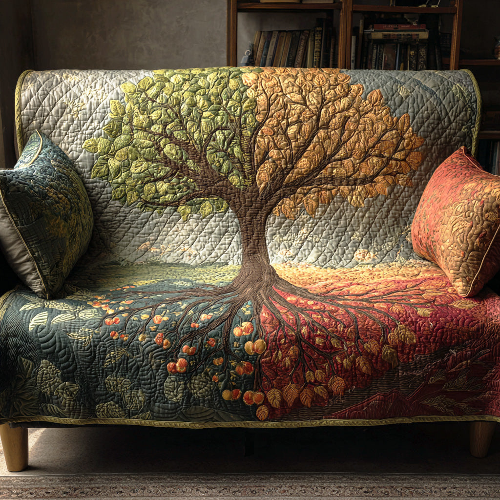 Housse de canapé matelassée – avec Arbre de Vie NCU0VT370