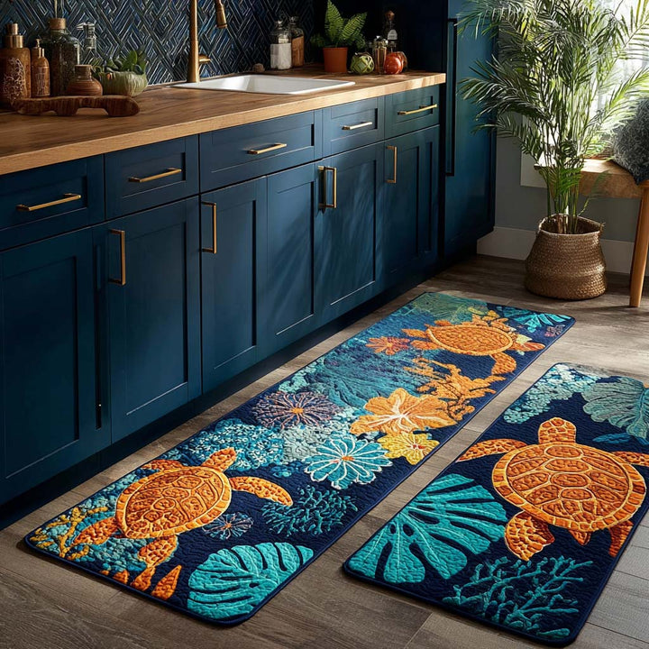 Tapis de cuisine antidérapant – Vie marine NCU0NT11120