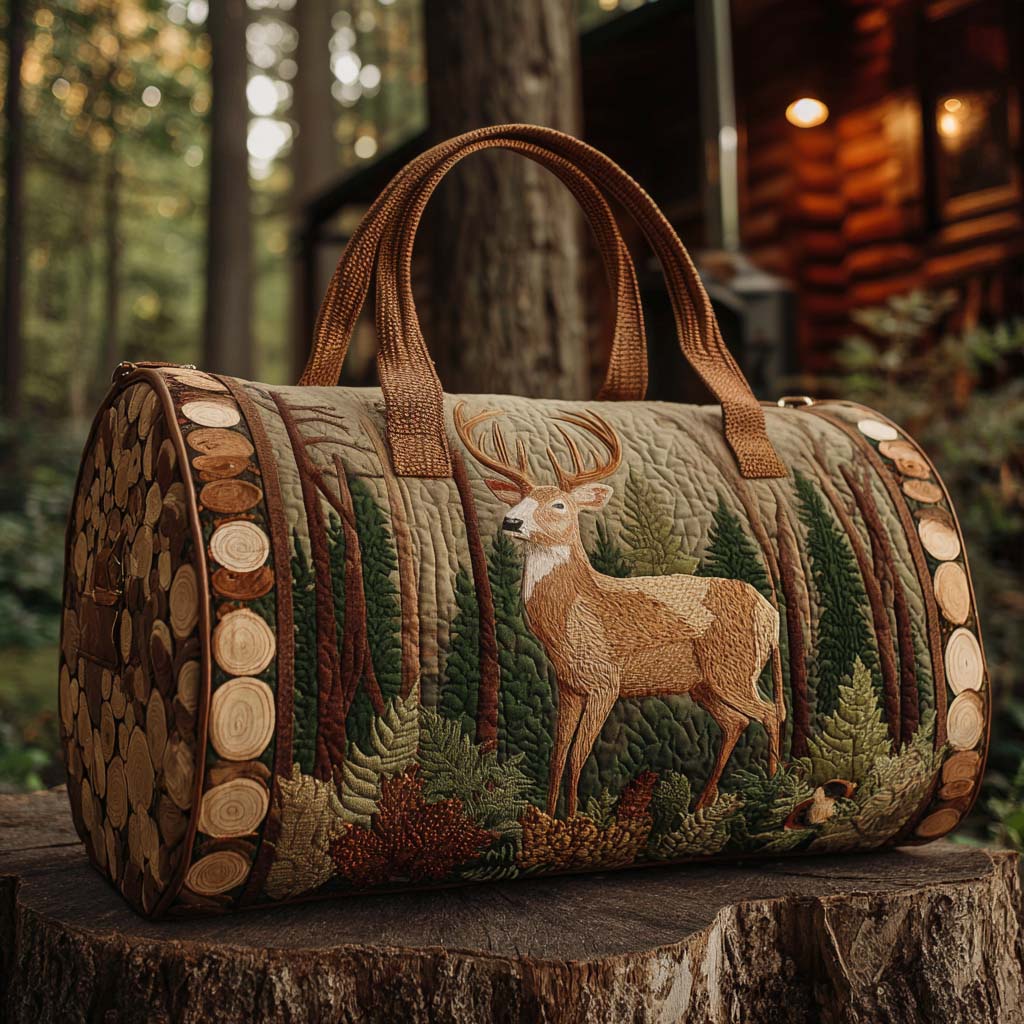 Sac de voyage matelassé – Cerf d'automne