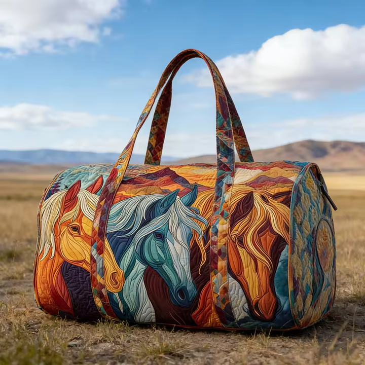 Sac de voyage doux fait main