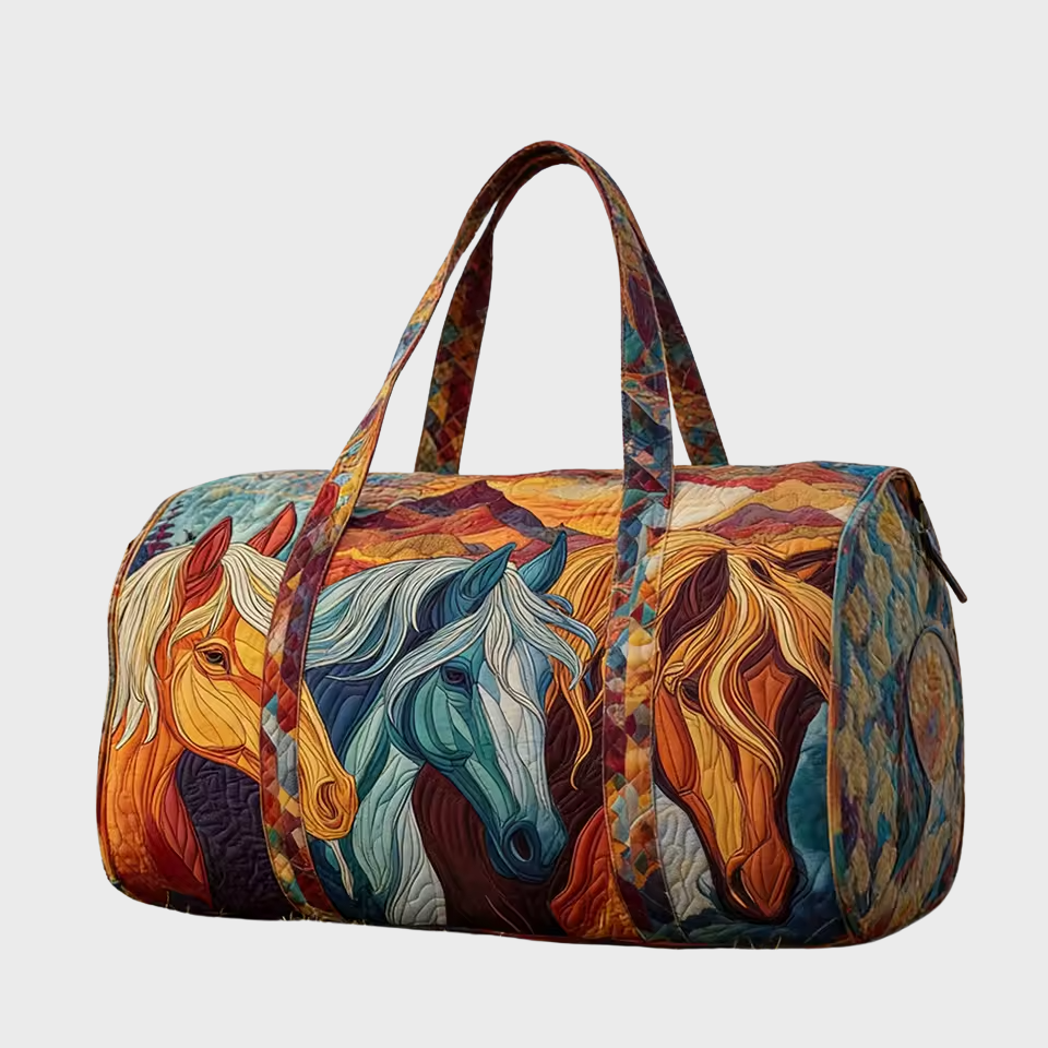 Sac de voyage doux fait main