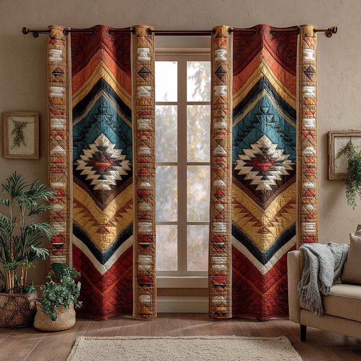 Rideaux matelassés – Tribali Blue Mesa NCU0XD1877