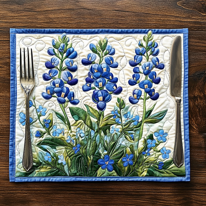 Sets de table matelassés – Serenade Bluebonnet NCU0DV4647
