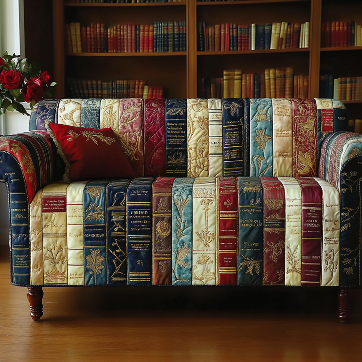 Housse de canapé matelassée – avec des livres circulaires NCU0DK11176
