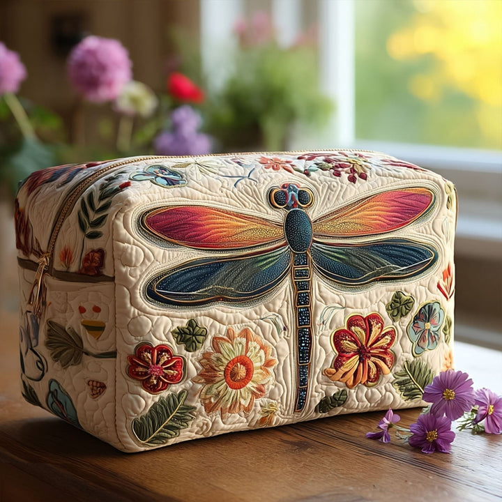 Trousse de maquillage matelassée avec attrape-rêves léger NCU0PT9337