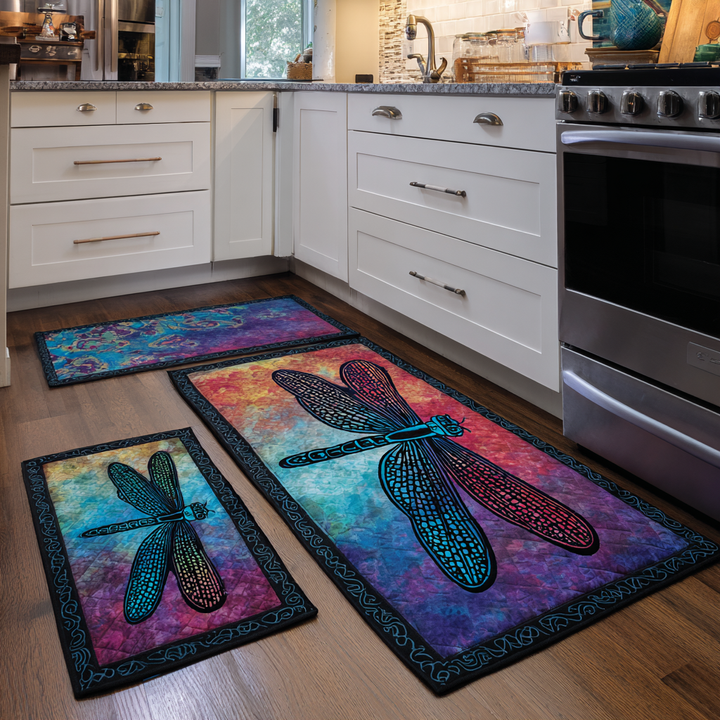 Tapis de cuisine antidérapant – libellule lumineuse NCU0DK10927