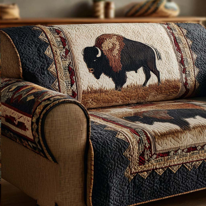 Housse de canapé matelassée – avec motif décoratif NCU0VT284