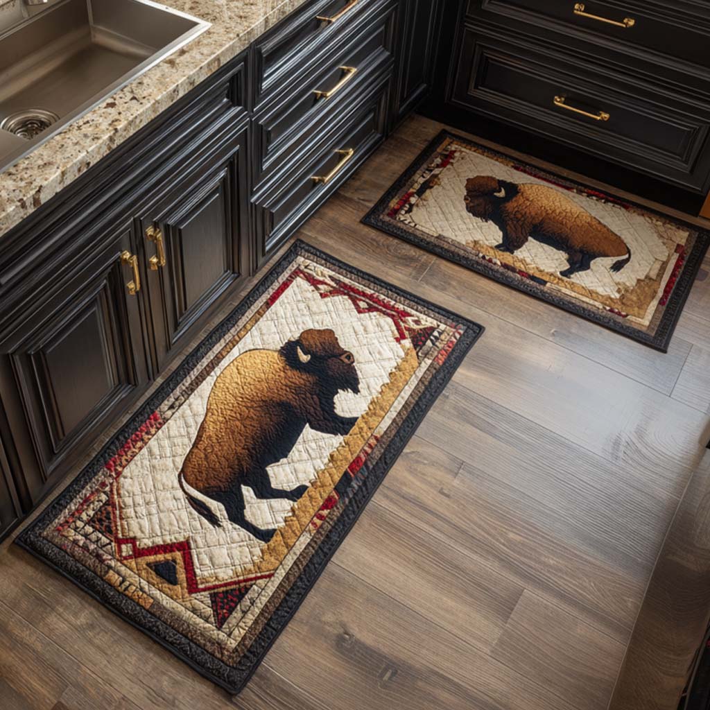 Tapis de cuisine antidérapant – Coureur de sol de cuisine Bison et Esprit Naturel NCU0NT10841