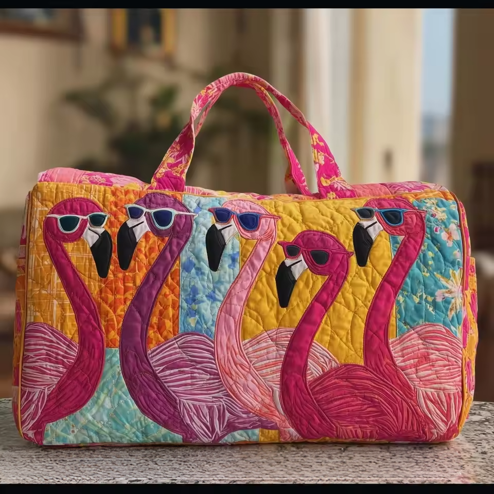 Sac de voyage doux fait main
