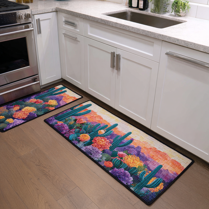 Tapis de cuisine antidérapant – Jardin de cactus NCU0DK10923