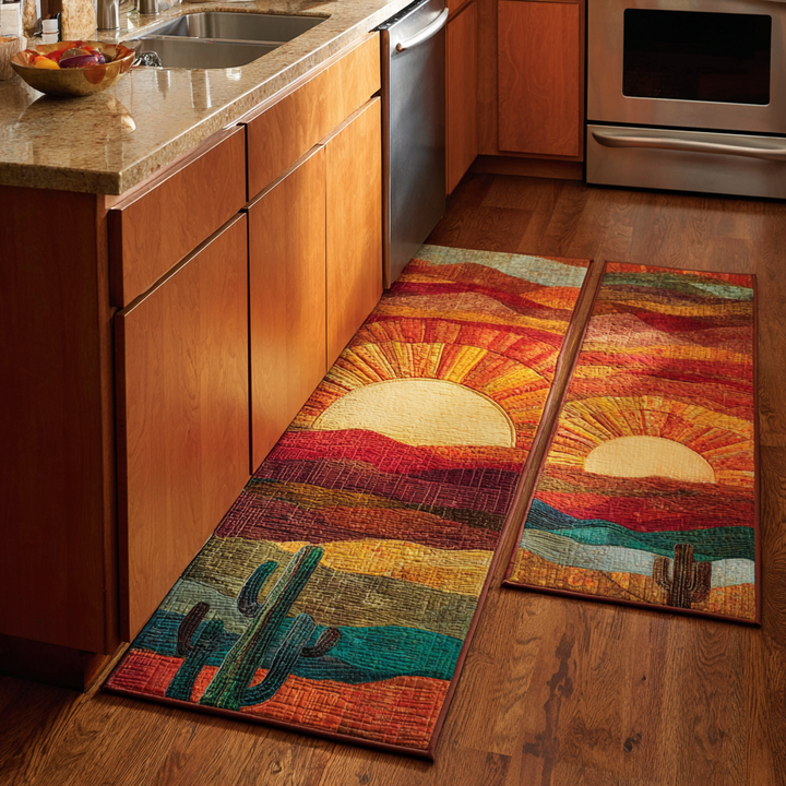 Tapis de cuisine antidérapant – Cactus du désert NCU0DK10926