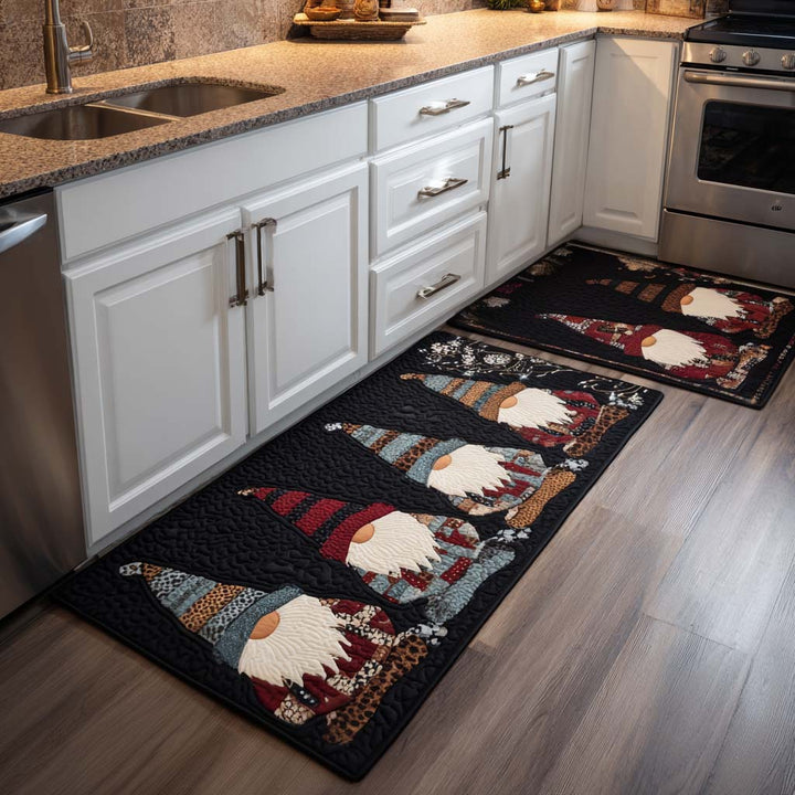 Tapis de cuisine antidérapant – Tapis de cuisine de Noël avec des chants festifs NCU0NT10912