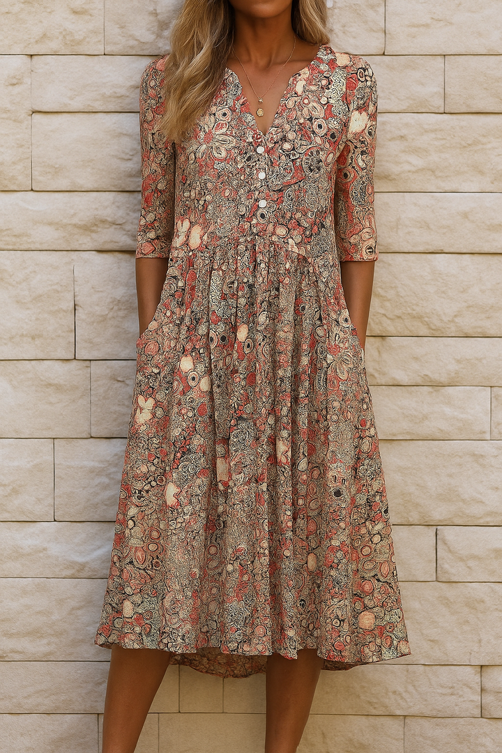 Constance | Robe à Col V