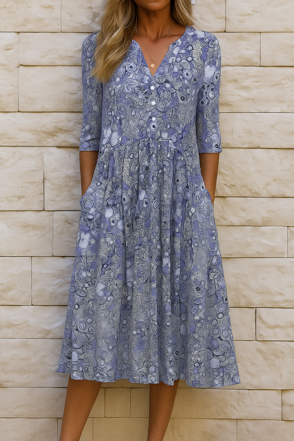 Constance | Robe à Col V