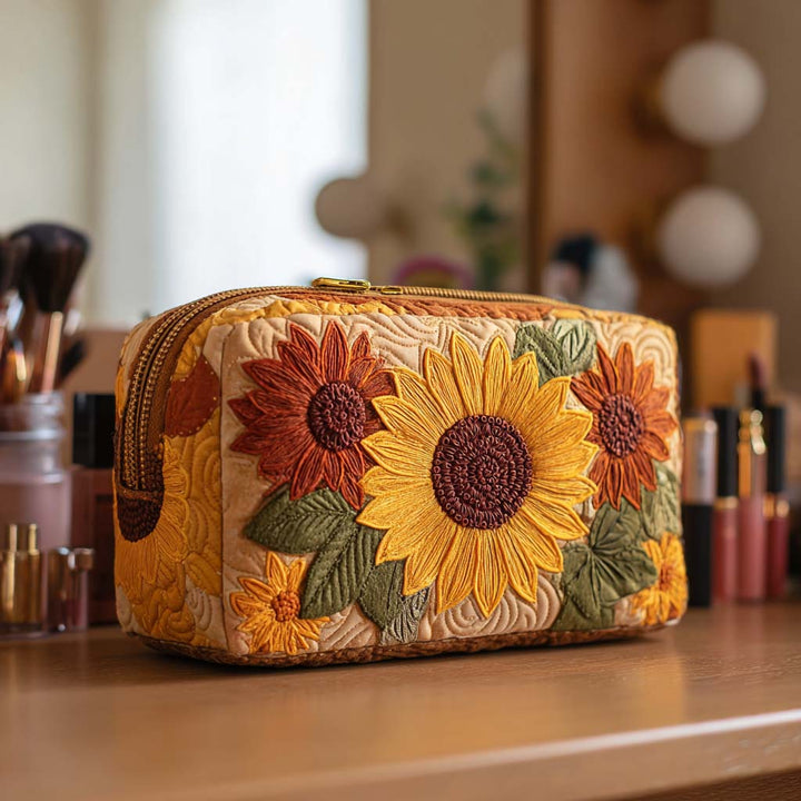 Trousse de maquillage matelassée avec des détails joyeux NCU0NT10228